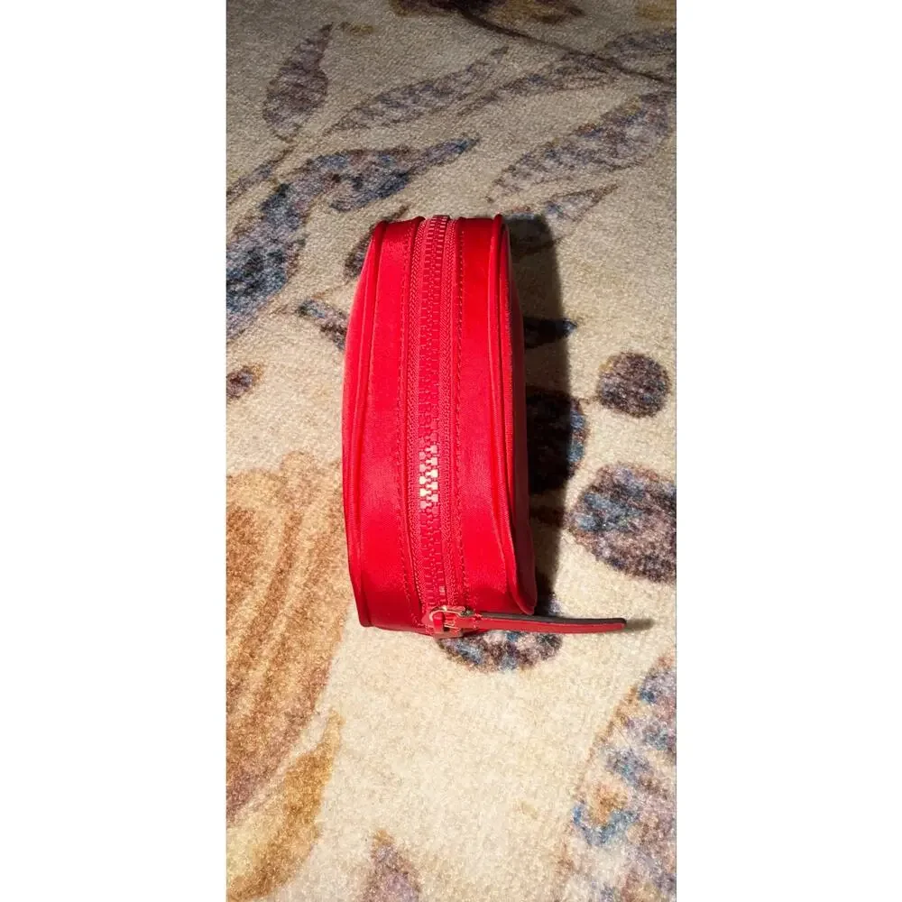 Kate Spade Red Nylon Cosmetic & Travel Pouch